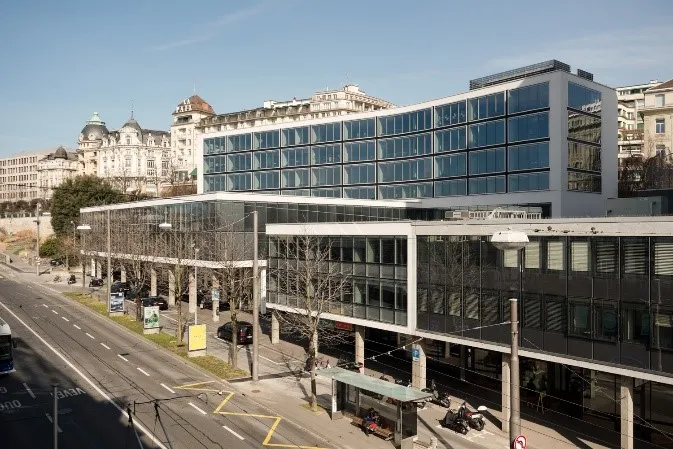 The Onomi headquarters on Avenue du Théâtre in Lausanne, Switzerland